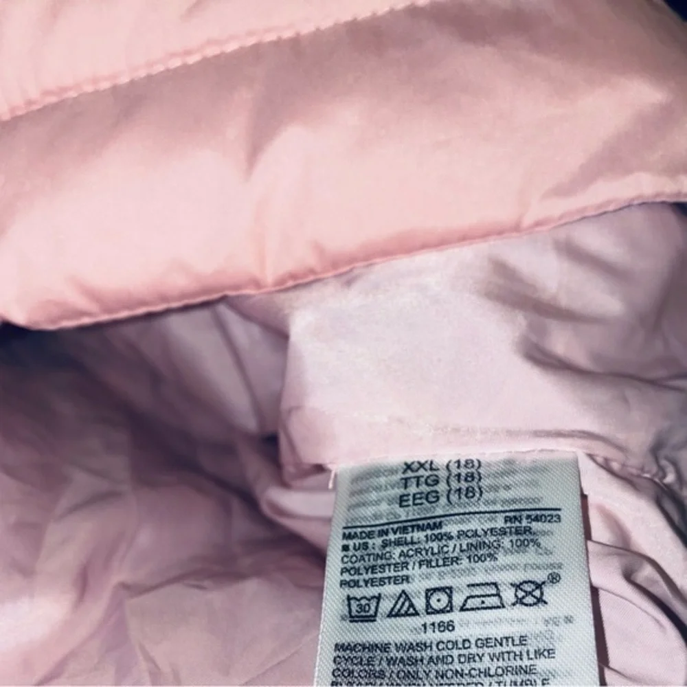 Old Navy Girls Pink Quilted Puffer Vest